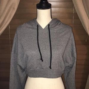 Forever 21 Crop Top Hoodie Sweater